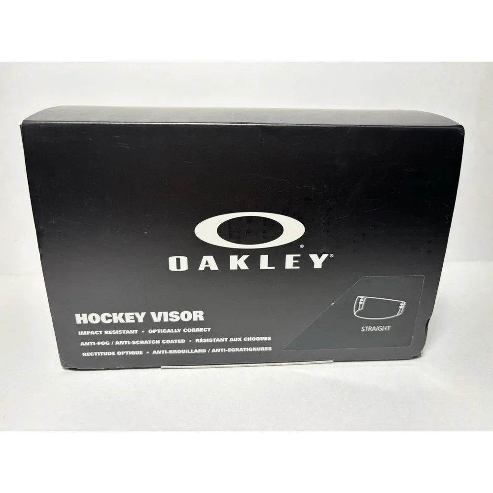 Oakley Hockey Straight Visor Clear Shield A000040SH Anti Fog Scratch Resistant